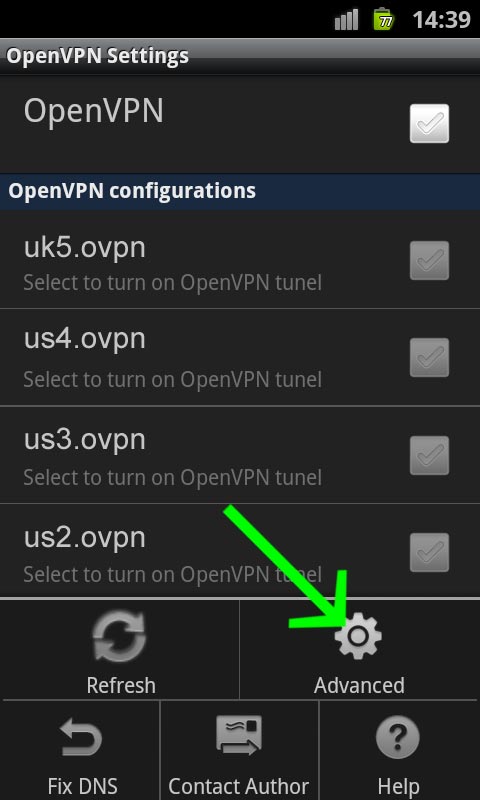 OpenVPN instal the new for android