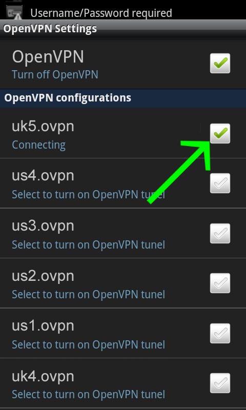 Не работает openvpn android