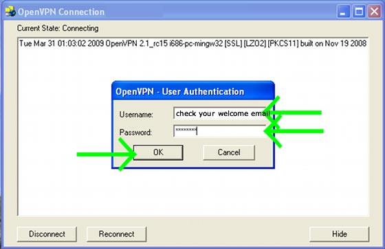 Настройка openvpn windows server 2003